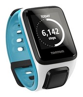 Tomtom Spark Gps Tracking Sports And Fitness Watch - Small - White/scuba Blue Tomtom Spark Gps Tracking Sports And Fitness Watch - Small - White/scuba Blue