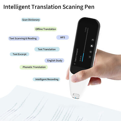 Touchscreen Dictionary Translation Pen Scanner AI Voice & Camera