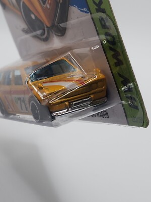 HOT WHEELS '71 DATSUN BLUEBIRD 510 WAGON YELLOW HW WORKSHOP