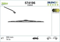 Valeo 574196 Wischblatt FüR Chevrolet Passend FüR Fiat Honda Hyundai KIA