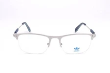 Adidas OR5038 017 Matte Silver/Blue Square Semi Rim 54-19-145 RX