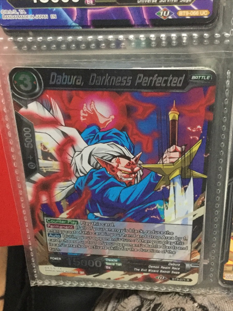 Dabura, Darkness Perfected BT9-071 R Holo/Foil Universal Onslaught