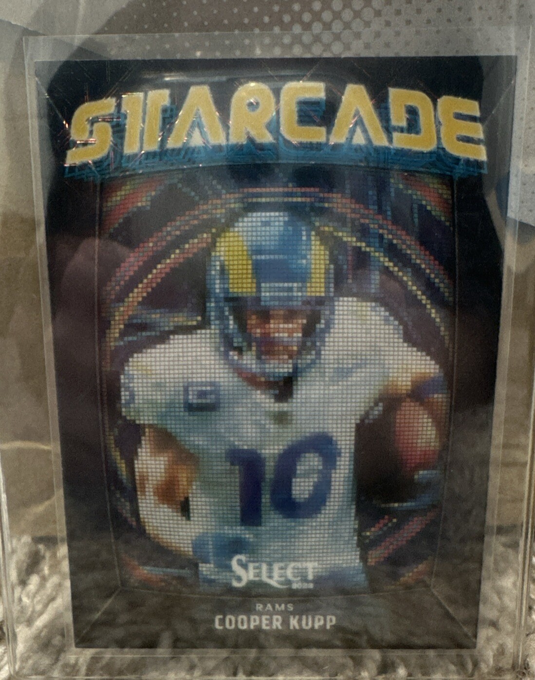 2022 Panini Select Cooper Kupp Starcade-Gold Prizm /10