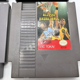 Vintage NES Basketball Lot Nintendo Hoops, Double Dribble, Fast Break, All-Pro