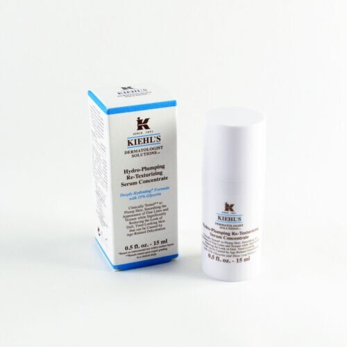 KIEHL'S Hydro Plumping Re texturizing Serum Concentrate 0.5 oz 15 ml NIB Kiehls