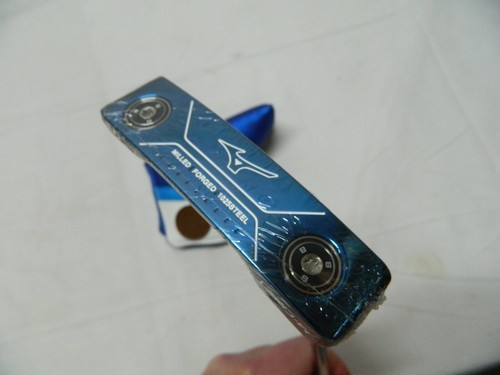 New Mizuno M-Craft 02 Blue ION 35" Putter W/Cover M Craft 35" Putter