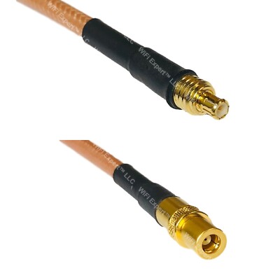 RG400 MCX MALE to SMB FEMALE RF Cable FAST-SHIP LOT