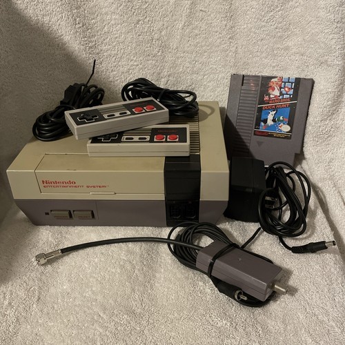 Complete Nintendo Original Console - Mario Duck Hunt Cartridge- No NES Gun - Picture 2 of 8