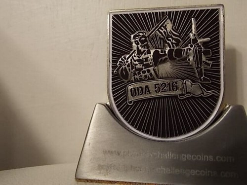 ODA 5216 5th Special Forces Group (A) Flash Shaped Special Forces coin - 第 1/2 張圖片