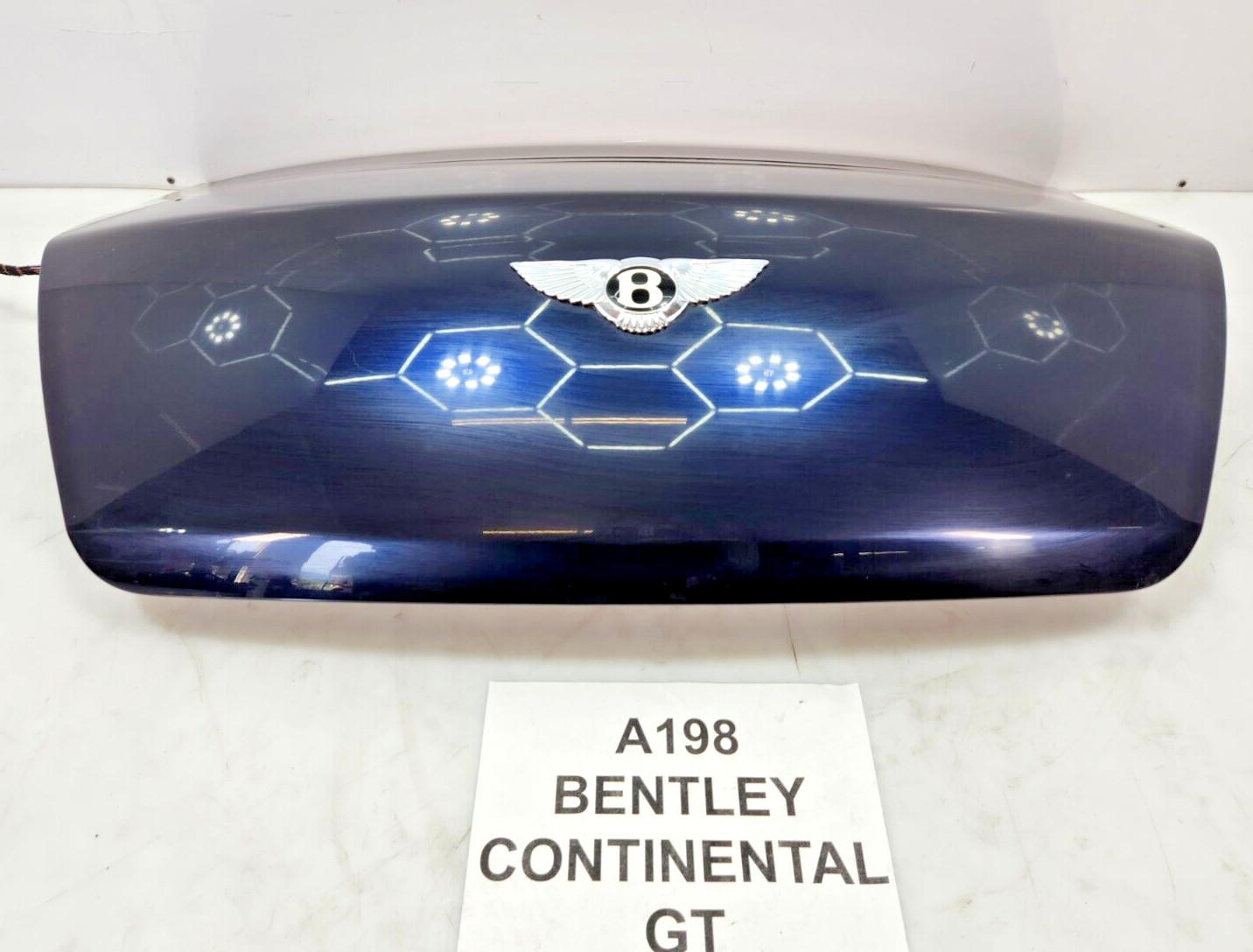 ✅ 03-10 OEM Bentley Continental GT Coupe Trunk Lid Panel Dark Sapphire Assembly