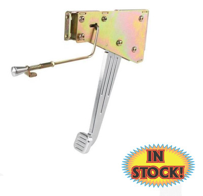 Lokar EFB-9000 - E-Brake Under Dash - Solid Brushed