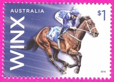 Australian Stamp - 2018 $1 Winx Sheet Stamp Mint (GF)