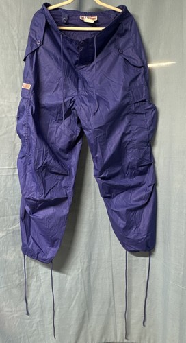 Vintage UFO Cargo Pants Mens Parachute Rave Loose Fit Baggy Skate Y2K Size M