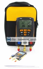 TESTO 549 with Soft Case Digital Manifold Gauge 2 Valves System HVAC 0560 0550
