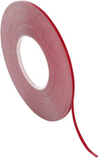Graphic Art Tape, 1/16 W X 648 L Inches, Red Matte, 1 Roll BG6202M 