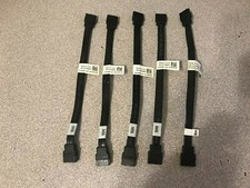 Lot of 5 Dell OEM 7" SATA Cables Straight Connectors 5N8N2 05N8N2  Quick Ship 