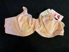 Soma Curvy Couture Glamour Unlined Bra NWT Vintage Pink / Light Nude 36D