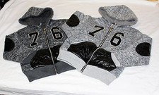 Winterjacke Hoodie Sweatjacke Felljacke gefüttert warm Jacke Junge 104-164 Neu