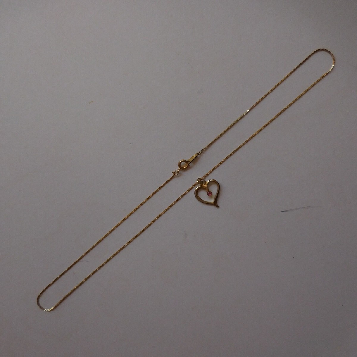 COLLIER VINTAGE DAMART PLACQUÉ OR AVEC PIERRE ONYX NOIRE - OCCASION