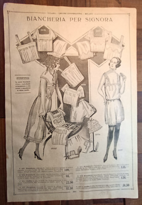 Wäsche Für Damen, Badeanzüge Und Bademäntel - Mailand 1924 Katalog Nr. 107