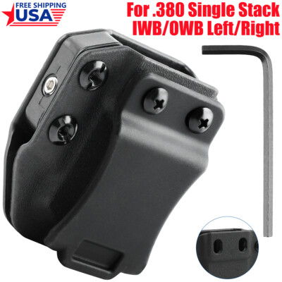 Universal IWB/OWB Magazine Holster Ambidextrous fits .380 single stack magazine