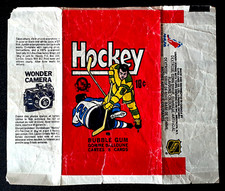 NHL WAX PACK WRAPPER 1975-76 O-PEE-CHEE 75-76 (HAROLD SNEPSTS ROOKIE YEAR) 10630