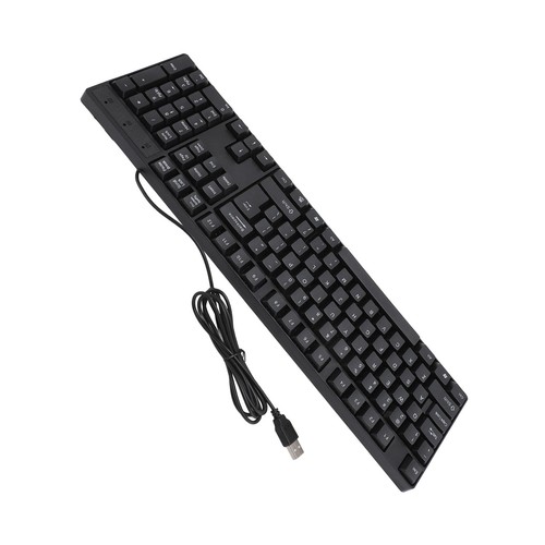 K1800 Minority Language Keyboard 104 Keys 4.9ft Cable Ergonomic Design USB W Kit - Picture 11 of 24