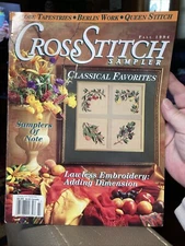 Vintage Cross Stitch Sampler cross stitch magazine Fall 1994 Samplers Of Note