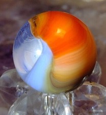 .62" STUNNING MARBLES -CLEAR GLASS NM LOOK 1