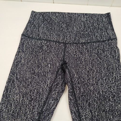 Lululemon Align Full Length Women Leggings Black & White Size CA 8 AU 12 Tight - Picture 7 of 18