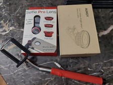 Universal Cell Phone Lense Selfie 3 Piece Set Fisheye Macro Wide Angle