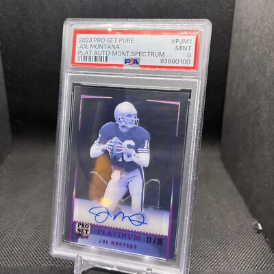 その他 Joe Montana Auto psa9 Joe Montana Auto psa9