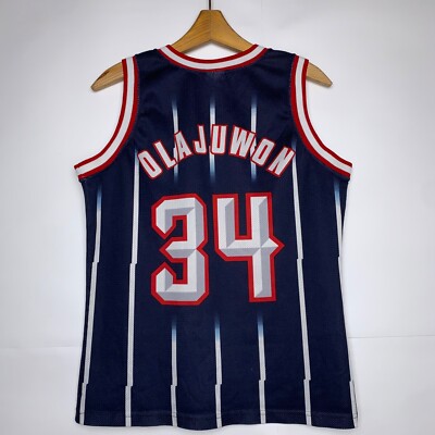 HOUSTON ROCKETS BASKETBALL SHIRT JERSEY CHAMPION NBA #34 HAKEEM