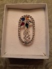 Vintage Rare Mason Masonic Eastern Star Pin Brooch from ORA All Colorful Stones! — photo 4
