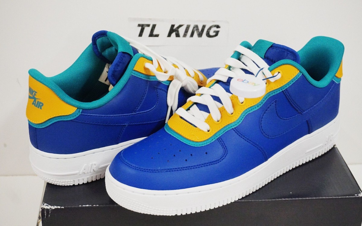 NIKE‎ AIR FORCE 1 LOW \'07 LV8 MEN\'S 12 DOUBLE LAYERED INDIGO SHOES AQ2439-401 Men main image 2