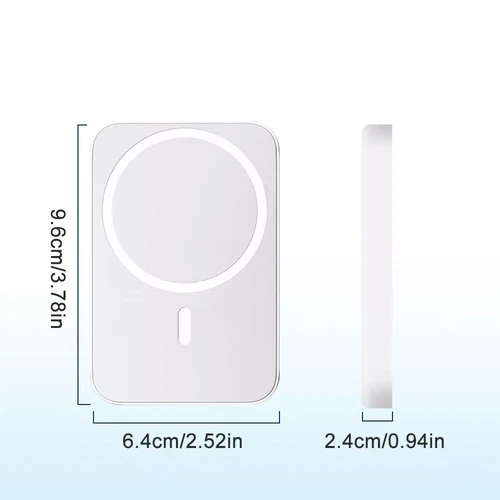 20000mAh Magnetic Power Bank Wireless Battery Pack For iPhone 16/15/14/12 Series - Picture 9 of 19