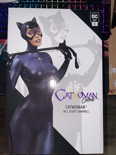 CATWOMAN DC Direct DC Cover Girls by J. Scott Campbell Statue - FAST SHIPPING