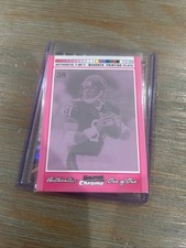 2007 Bowman Chrome Framed Printing Plate Magenta #BC64 Chris Leak /1 (RC)