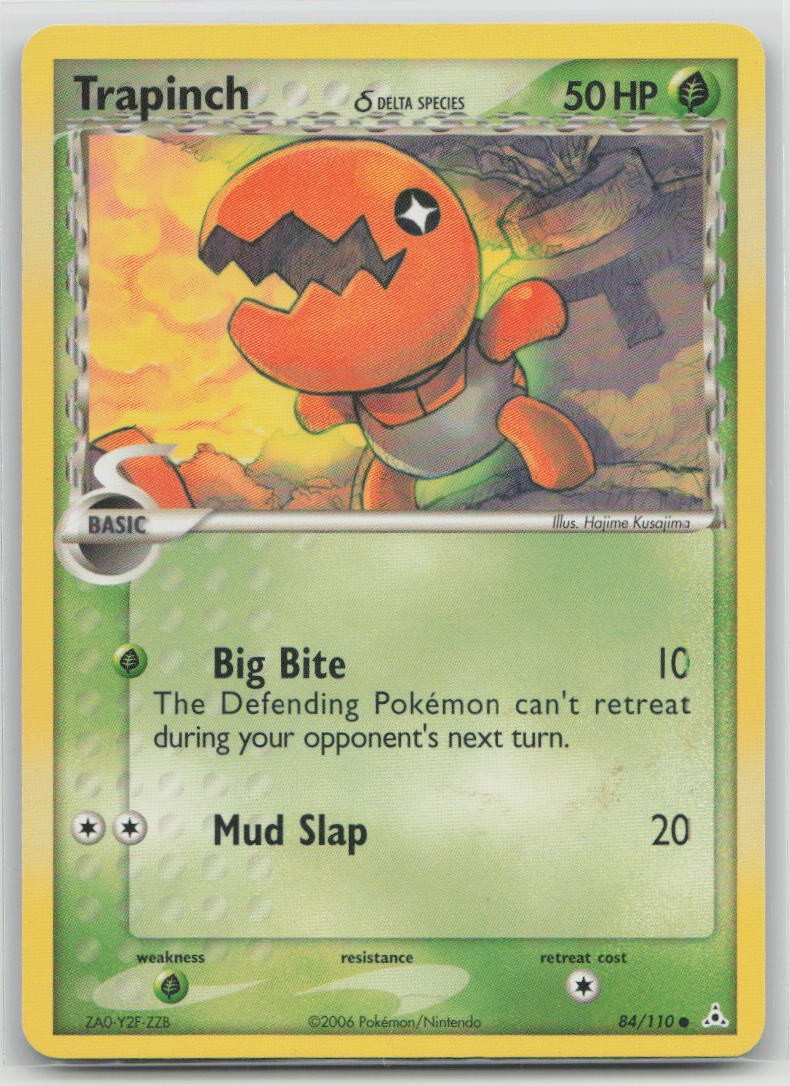 Trapinch 84/110 Common Holon Phantoms Pokemon Lightly Played