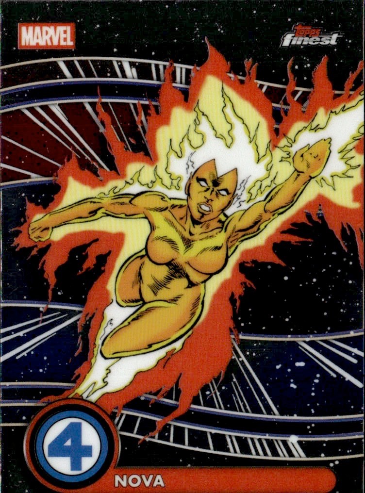 2026 Topps Finest Marvel Fantastic Four Nova #075 Uncommon