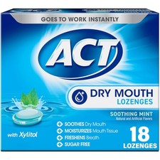 Dry Mouth Soothing Mint Lozenges 18 ea  Pack of 4 