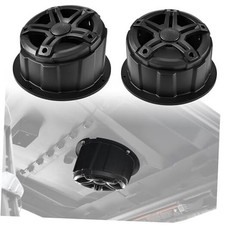 UTV One Pair Roof Speakers Pods Waterproof Dustproof Universal 6.5" Overhead