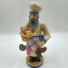 Em Merck Family’s Collection Baker Incense Smoker Old World Christmas, Wood EUC