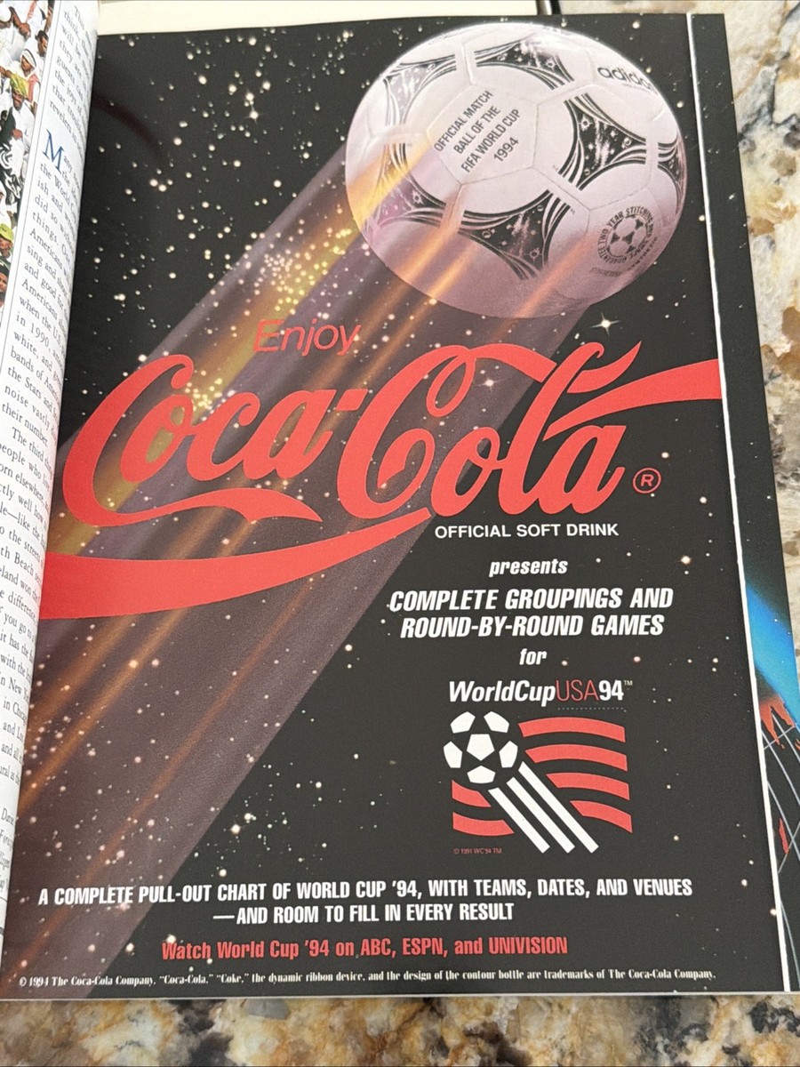 World Cup USA 94 Official Commemorative Soccer Program U.S.