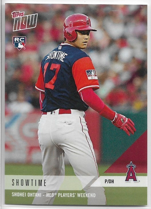 Shohei Ohtani 2018 Topps Now #PW-04 Players Weekend (Print Run