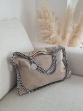 Borsa grande pieghevole Stella McCartney Falabella beige - Ottime condizioni