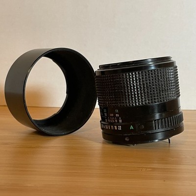 Canon FD 85mm 1:1.8 Lens with BT-52 Lens Hood Shade
