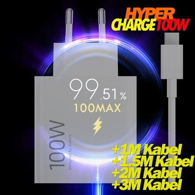 Original Xiaomi Redmi K90, K80, K70 100W HyperCharge Ladegerät USB C Ladekabel