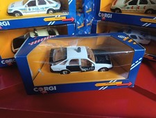 1980s Vintage Boxed Model Corgi C541 Ford Sierra Politibil Export Version
