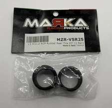 Marka Racing V5 Mini-Z RCP Rubber Rear Tire 20° (1 Pair) MZR-V5R25 NEW!